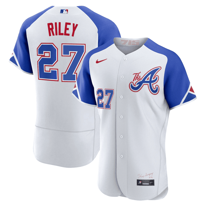 Austin Riley Atlanta Braves 2023 City Connect Jersey – All Stitched