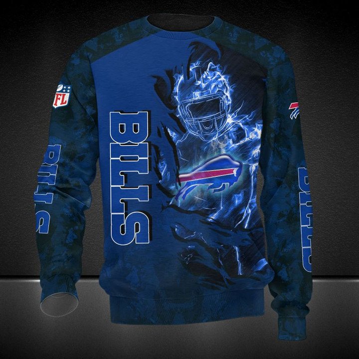 Buffalo Bills Blue Scratch Gift For Fan Ugly Wool Sweater Christmas