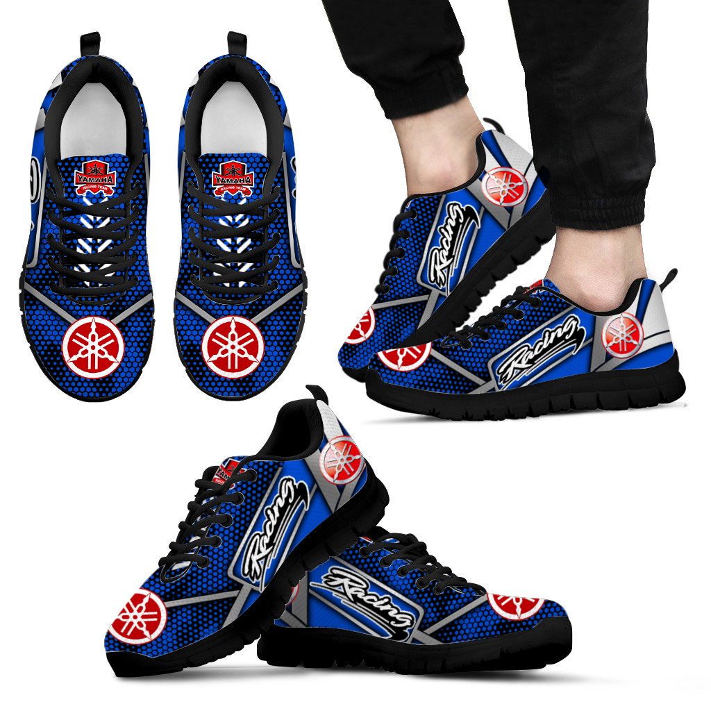 3D Printed Yamaha Racing AN-NH Sneakers Ver 1 For Men & Women (Blue)