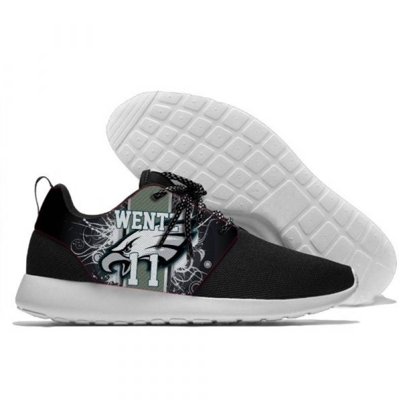 Carson Wentz 11 – Mens And Womens Philadelphia Eagles Lightweight Sneakers, Eagles Running Shoes