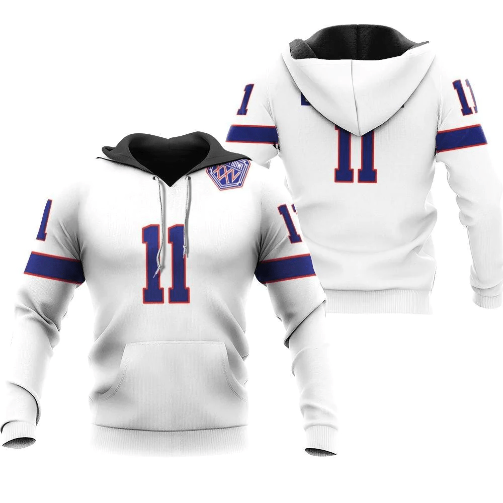 Buffalo Bills Cole Beasley #11 Great Player Nfl American Football Team White Vintage 3D Designed Allover Gift For Bills Fans Hoodie