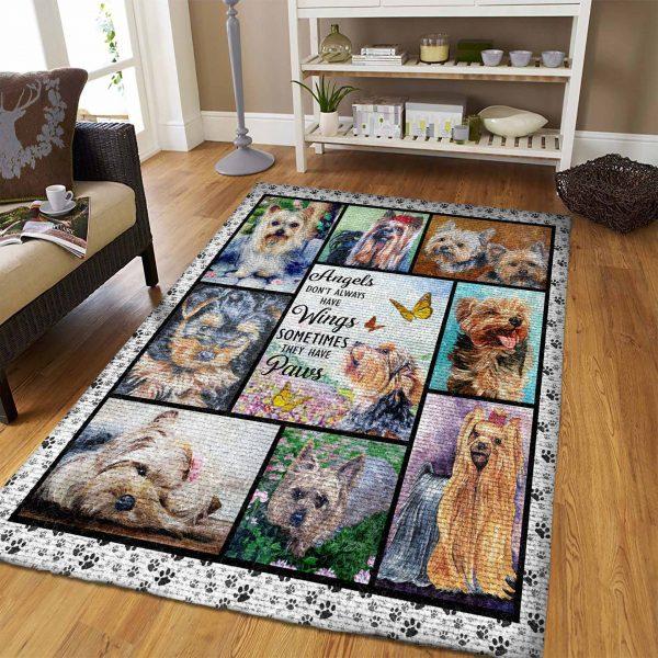 Yorkshire Terrier Home Decor Rectangle Area Rug 2