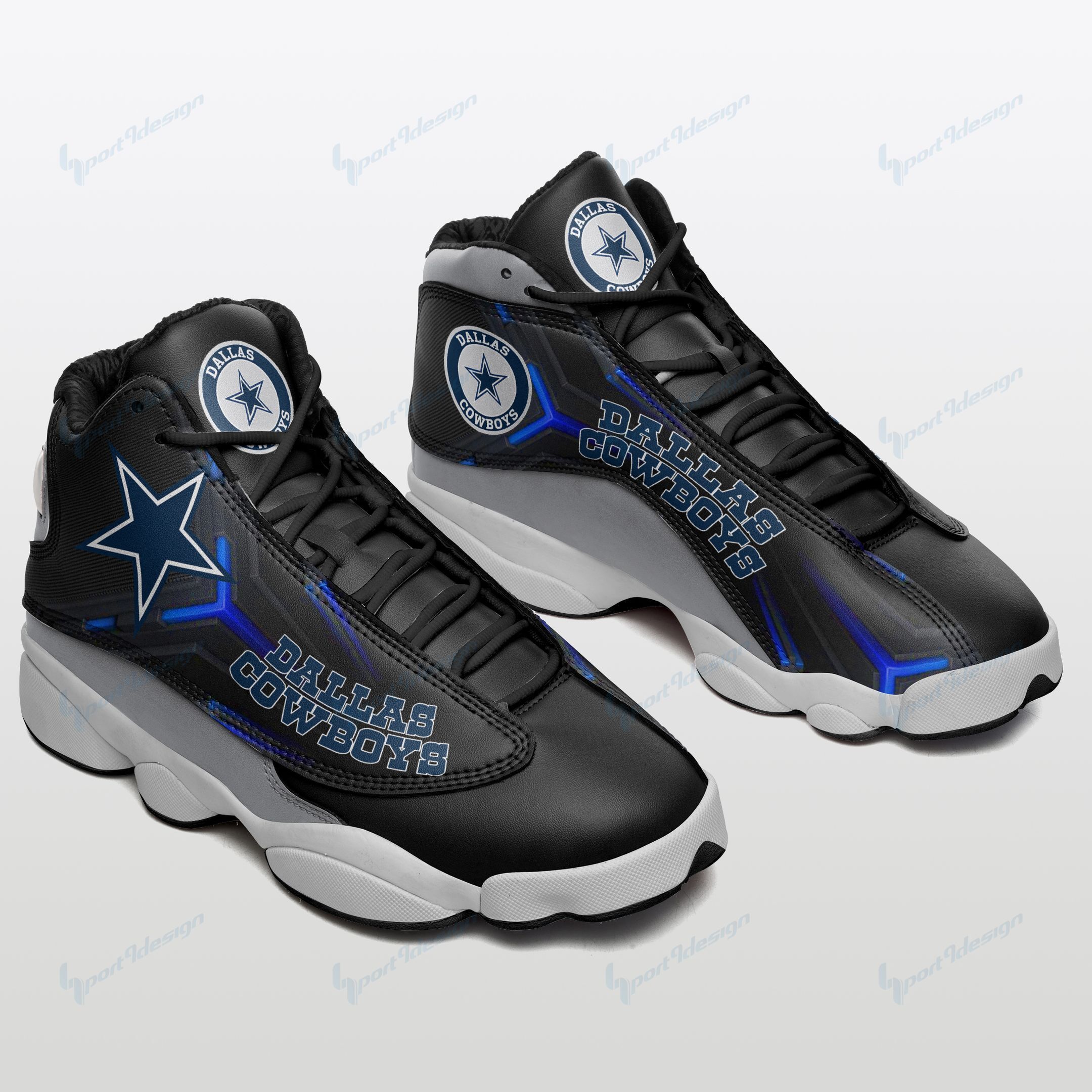 Dallas Cowboys Air JD13 Sneakers 648