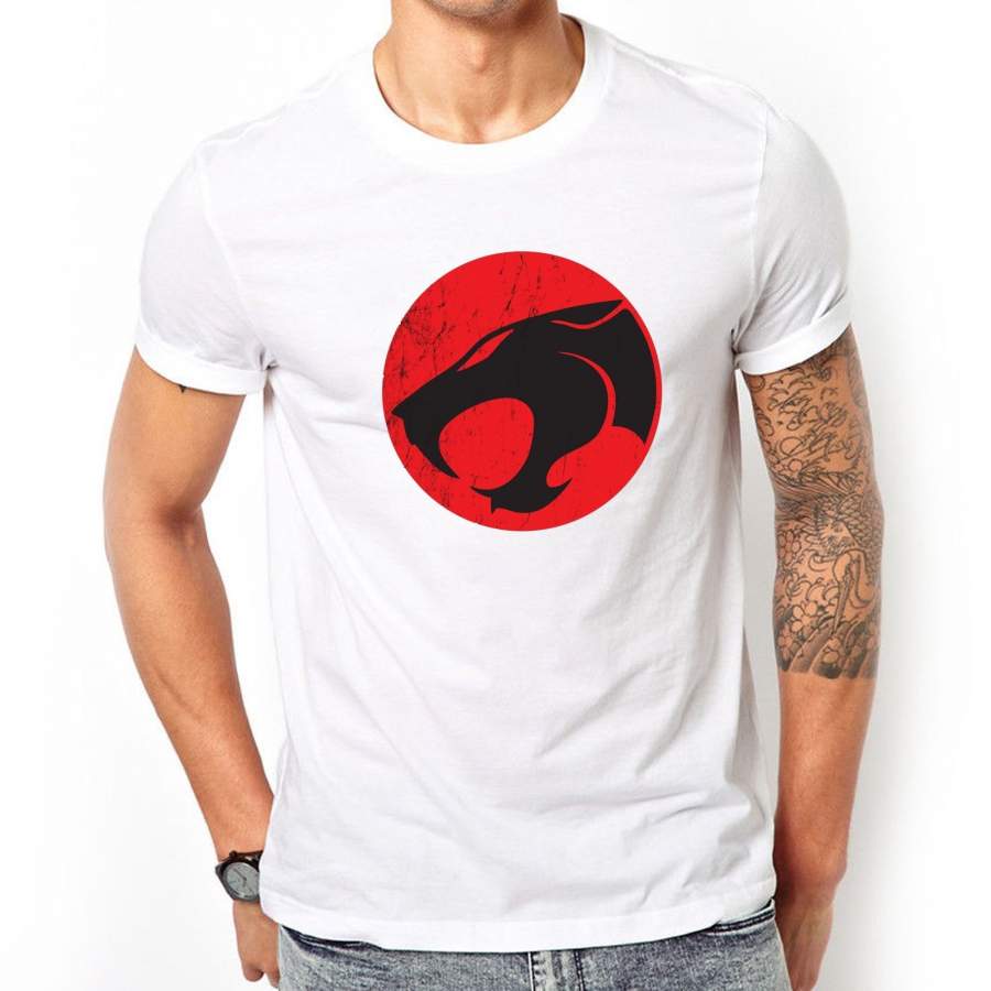 Thundercats Mens Vintage T-shirt Short Sleeve T Shirt Casual Tops Clothes S-3XL