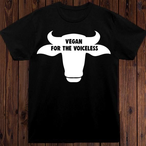 Vegan For The Voiceless Cow Tshirt Vegan Tshirt Vegan Shirt Plant Based Tshirt Animal Cruelty Healthy Tshirt Creative Tshirt