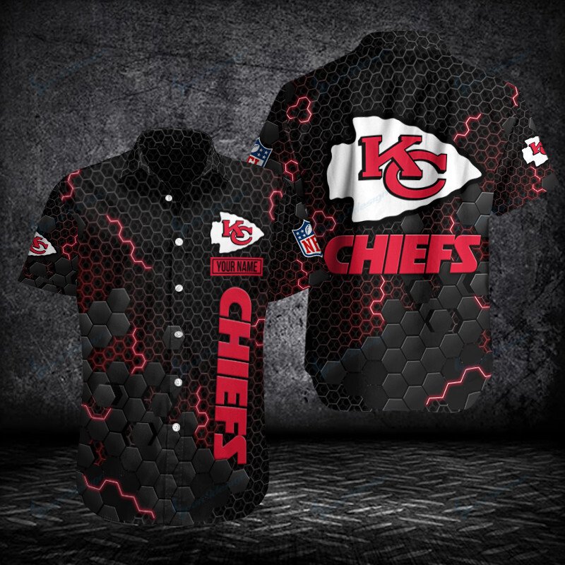 Kansas City Chiefs Button Shirt Bb088