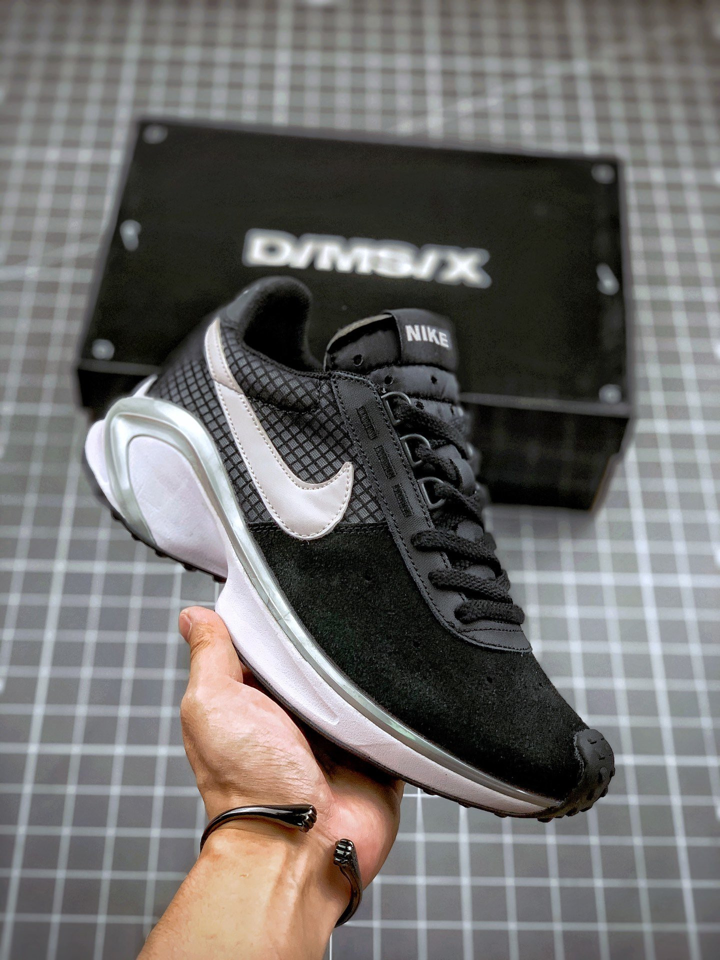 Nike DMSX Waffle Black Silver White 5339511