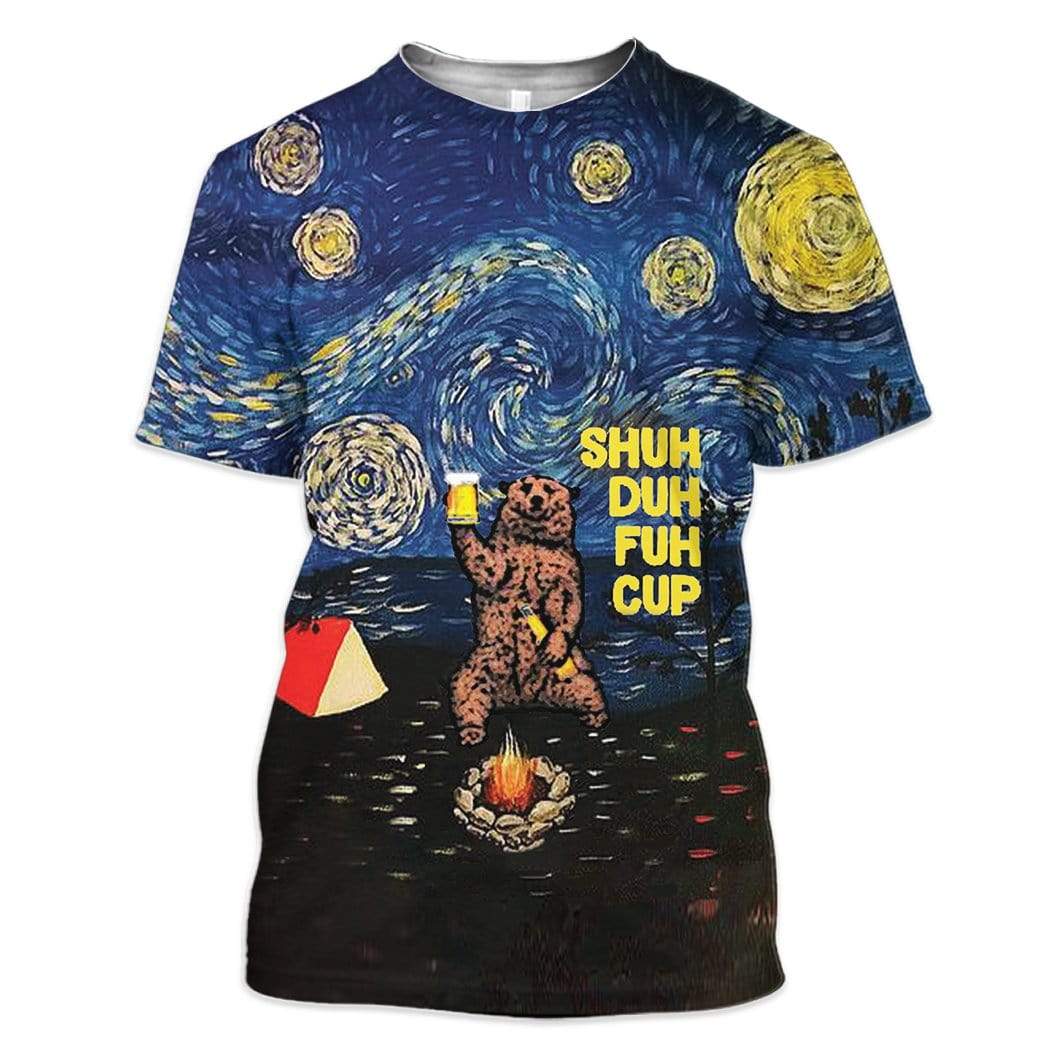 Shopcoolpod 3D Custom Shuh Duh Fuh Cup Starry Night Camping