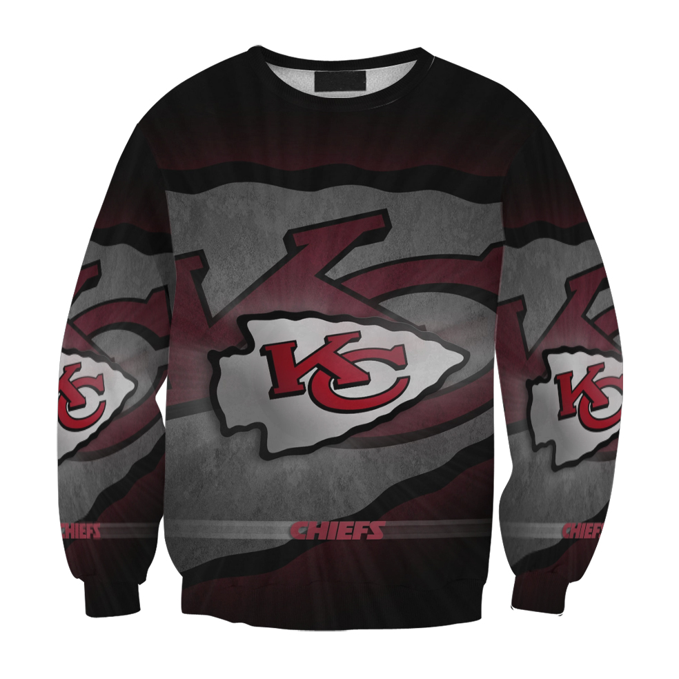 Kansas City Chiefs Emblem V3 Gift For Fan 3D Full Printing Sweatshirt