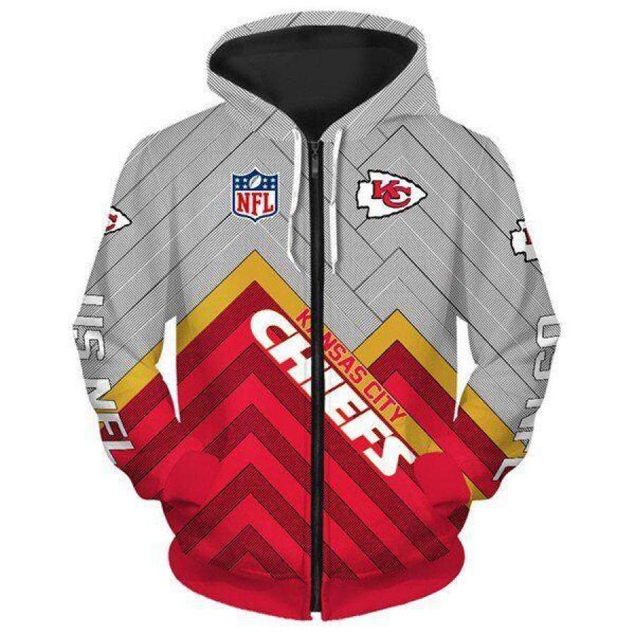 Kansas City Chiefs Hoodie 3D Style3007 All Over Printed