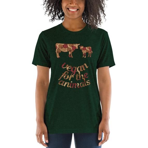 Vegan For The Animals Short Sleeve T Shirt