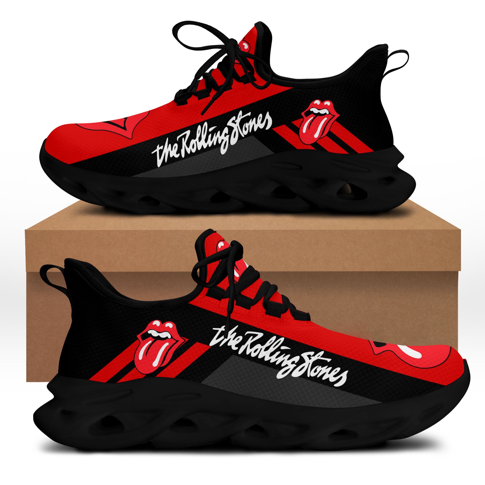 The Rolling Stones NTH-VA BS Running Shoes Ver 1 (Red)