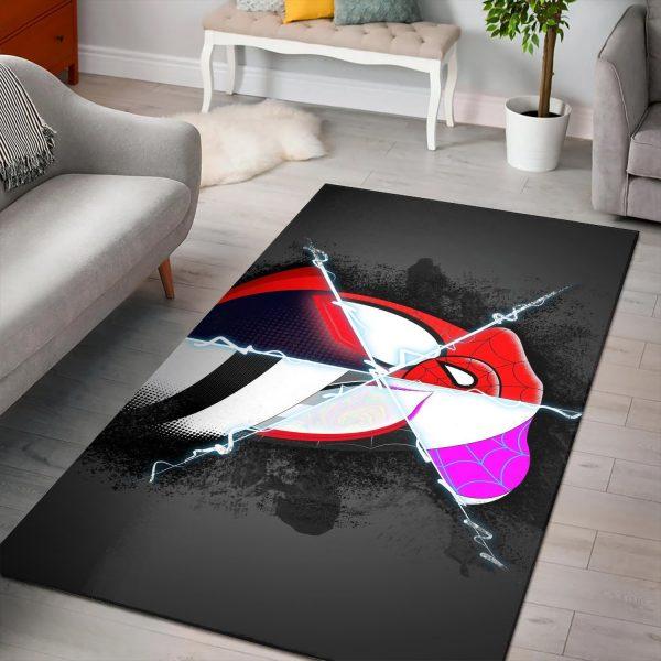 Into The Spider Verse Spider Man Home Decor Rectangle Area Rug