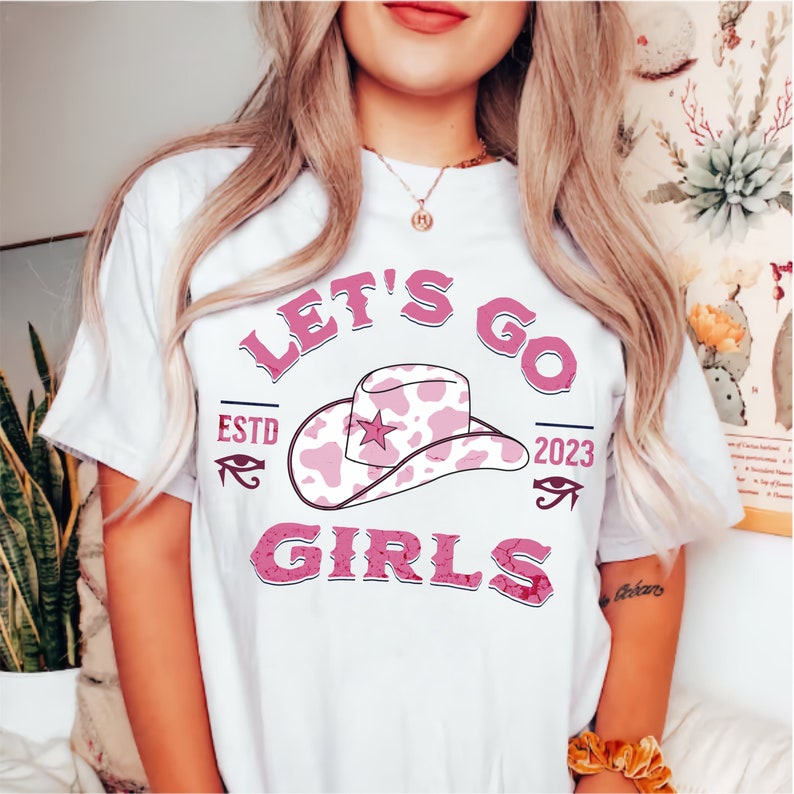 Let’S Go Girls T-Shirt, Country Music Festival Concert Tee, Cowboy Hat Shirt, Shania Twain Fans Gift