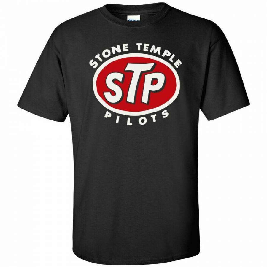 Stone Temple Pilots STP Logo T Shirt Mens Vintage Style Rock Band