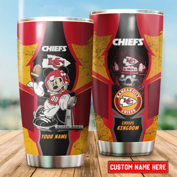 Kansas City Chiefs Personalized Tumbler Bg284