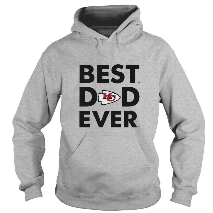 Kansas City Chiefs Logo T Shirt, Best Dad Ever T Shirt – Hoodie