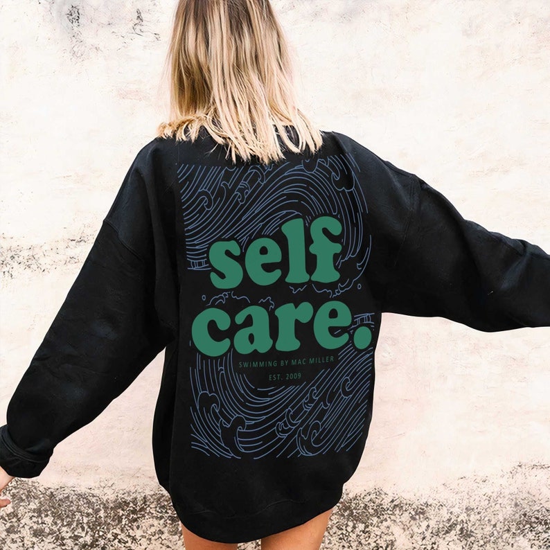 Self Care Mac M Shirt, Self Care Shirt, Mac Self Care Merch Sweatshirt, Swimming Sweatshirt, Swimming Hoodie