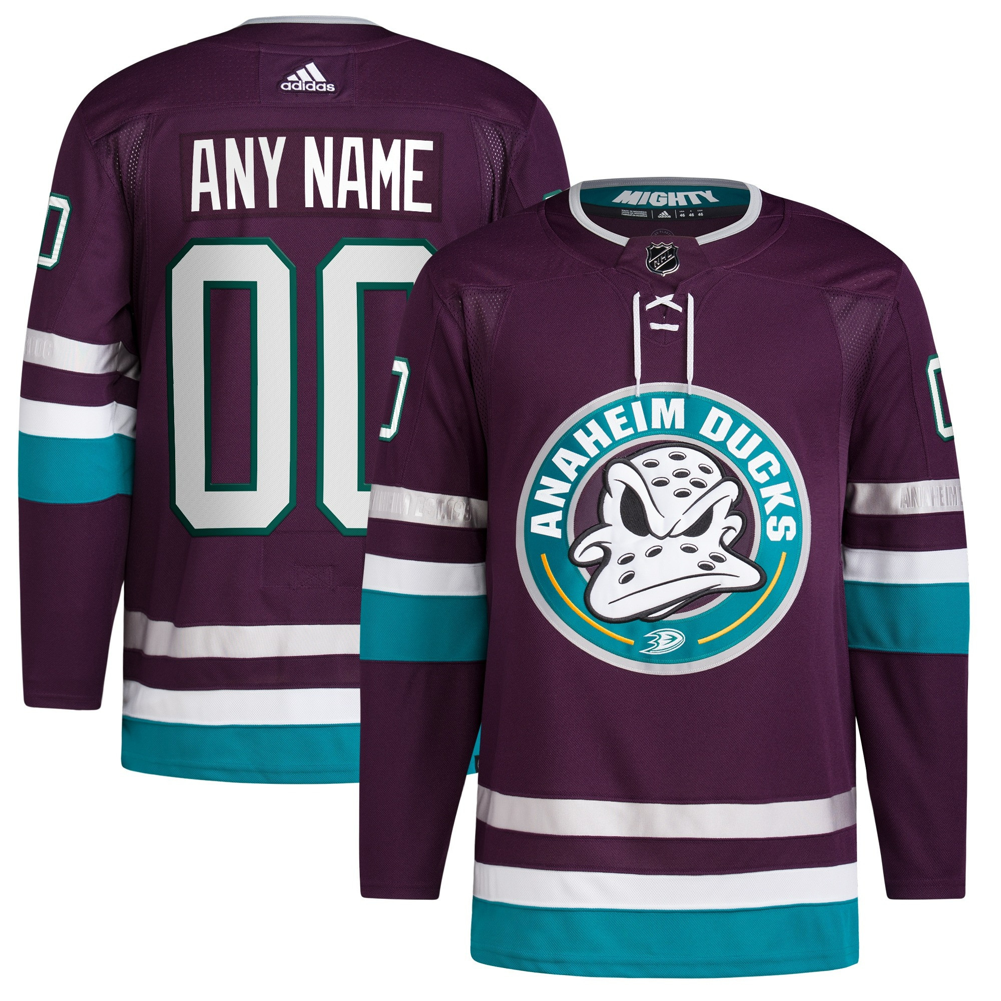 Anaheim Ducks 30Th Anniversary Primegreen Custom Jersey – All Stitched