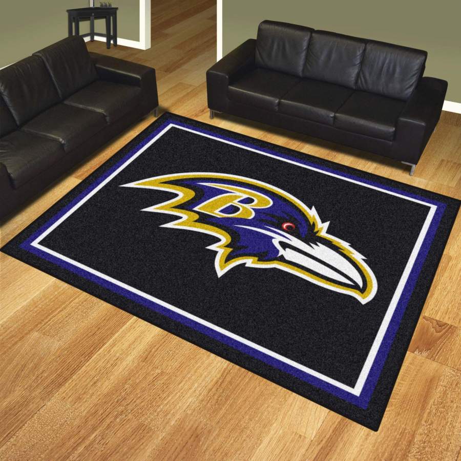 Baltimore Ravens Area Rug Football Area Rug Floor Decor