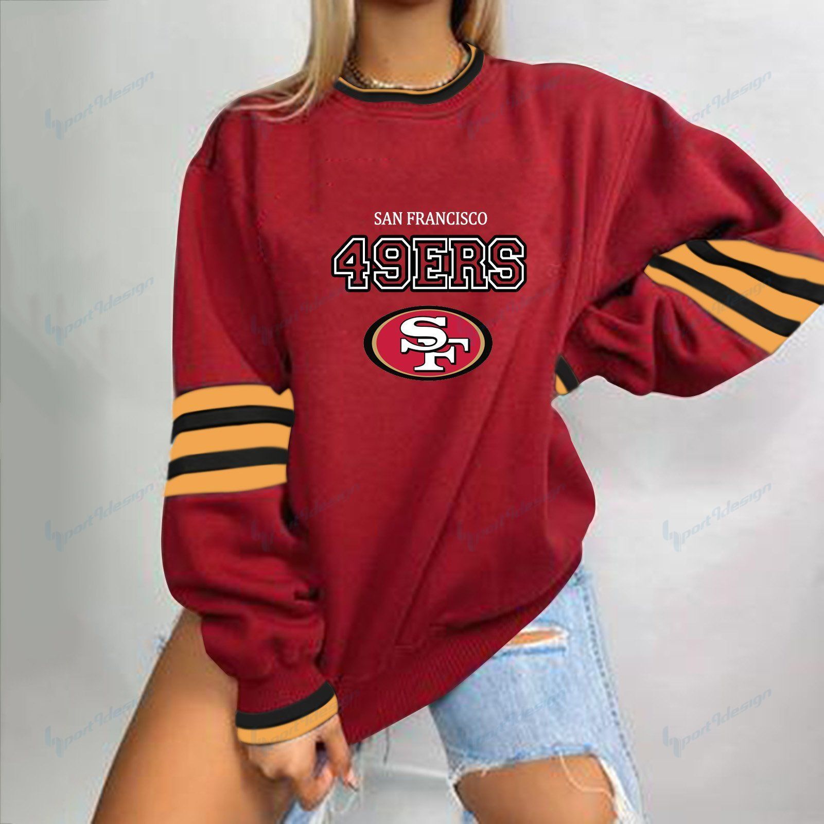 San Francisco 49ers 3D Printed Sweater – Donelanetop Store