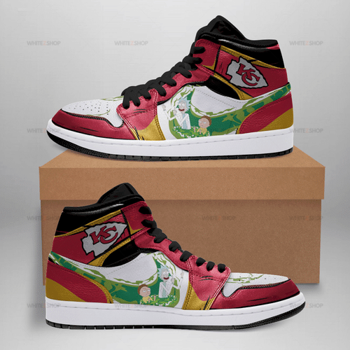 Rick And Morty Kansas City Chiefs Air Jordan Shoes Sport Sneakers