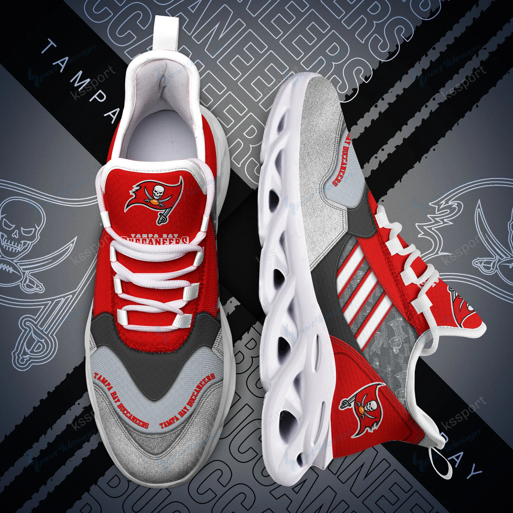 Tampa Bay Buccaneers Yezy Running Sneakers Bg744