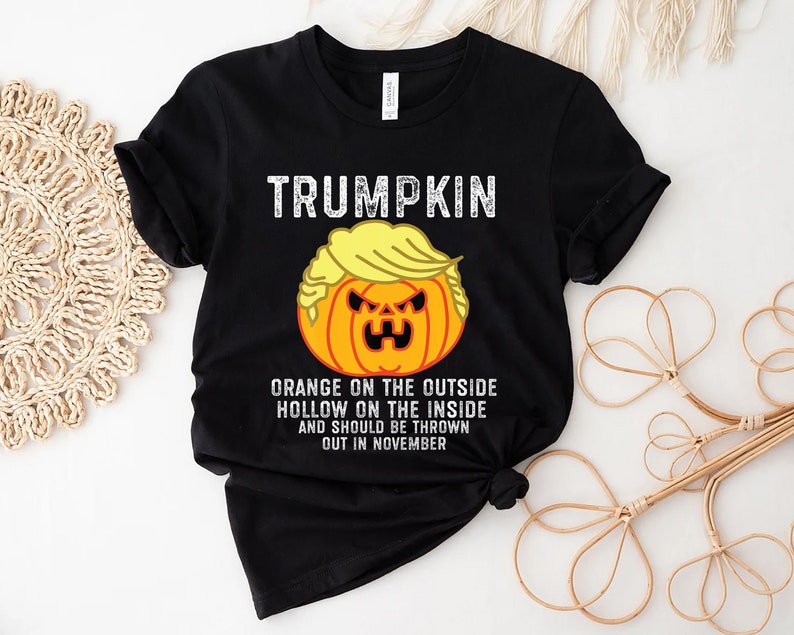 Trumpkin Make Halloween Great Again Halloween T Shirt, Funny Trump Shirts, Trump Pumpkin Shirt, Halloween Shirts