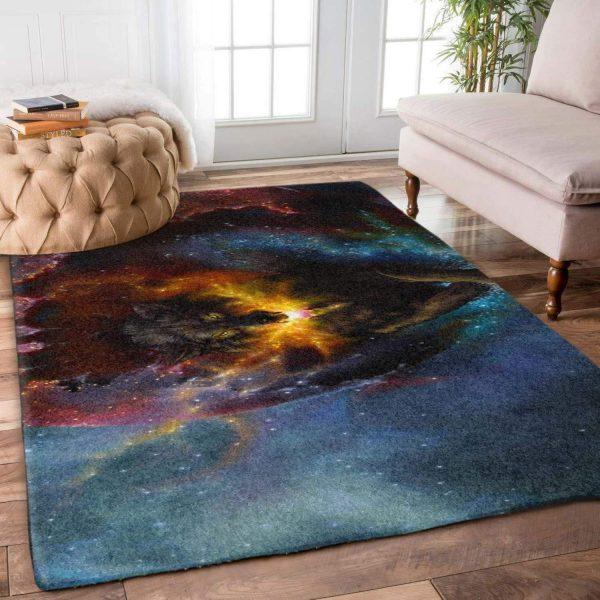 Wolf Art Home Decor Rectangle Area Rug 14