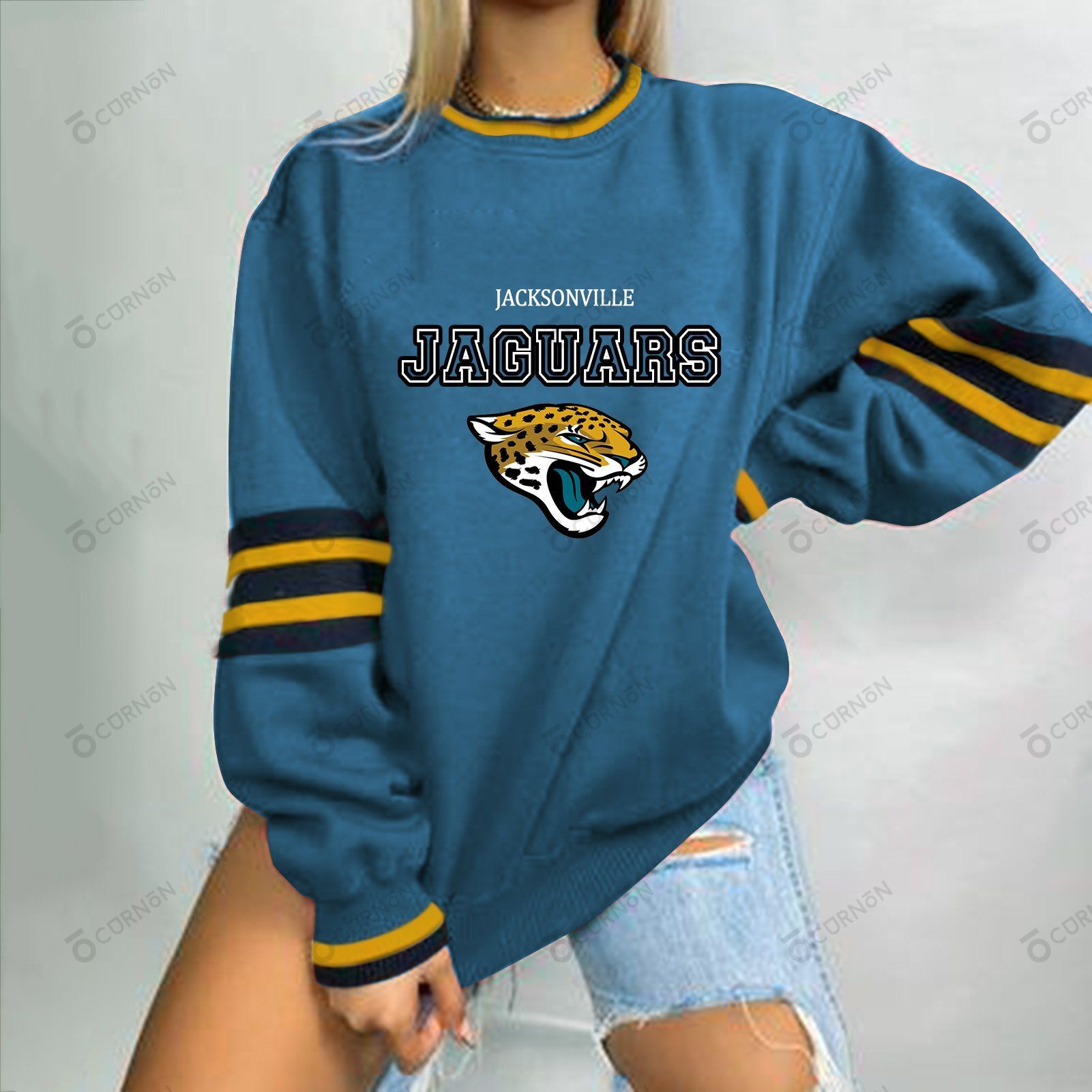 Jacksonville Jaguars 3D Printed Sweater