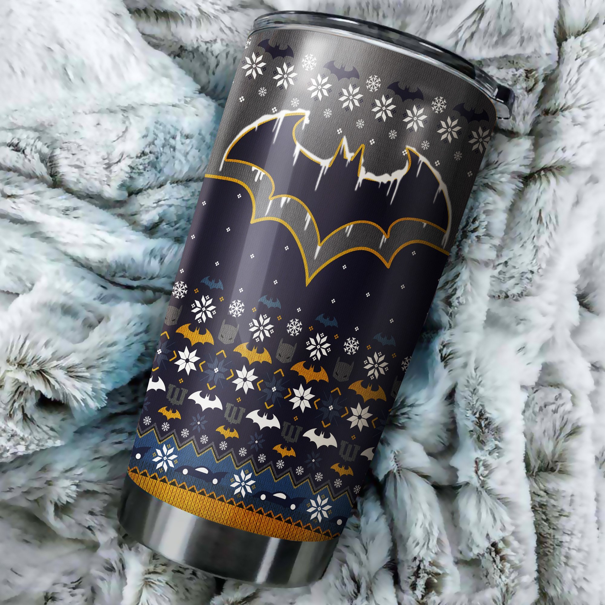 Batman 2 Christmas tumbler perfect birthday best gift Stainless Traveling Mugs  2021