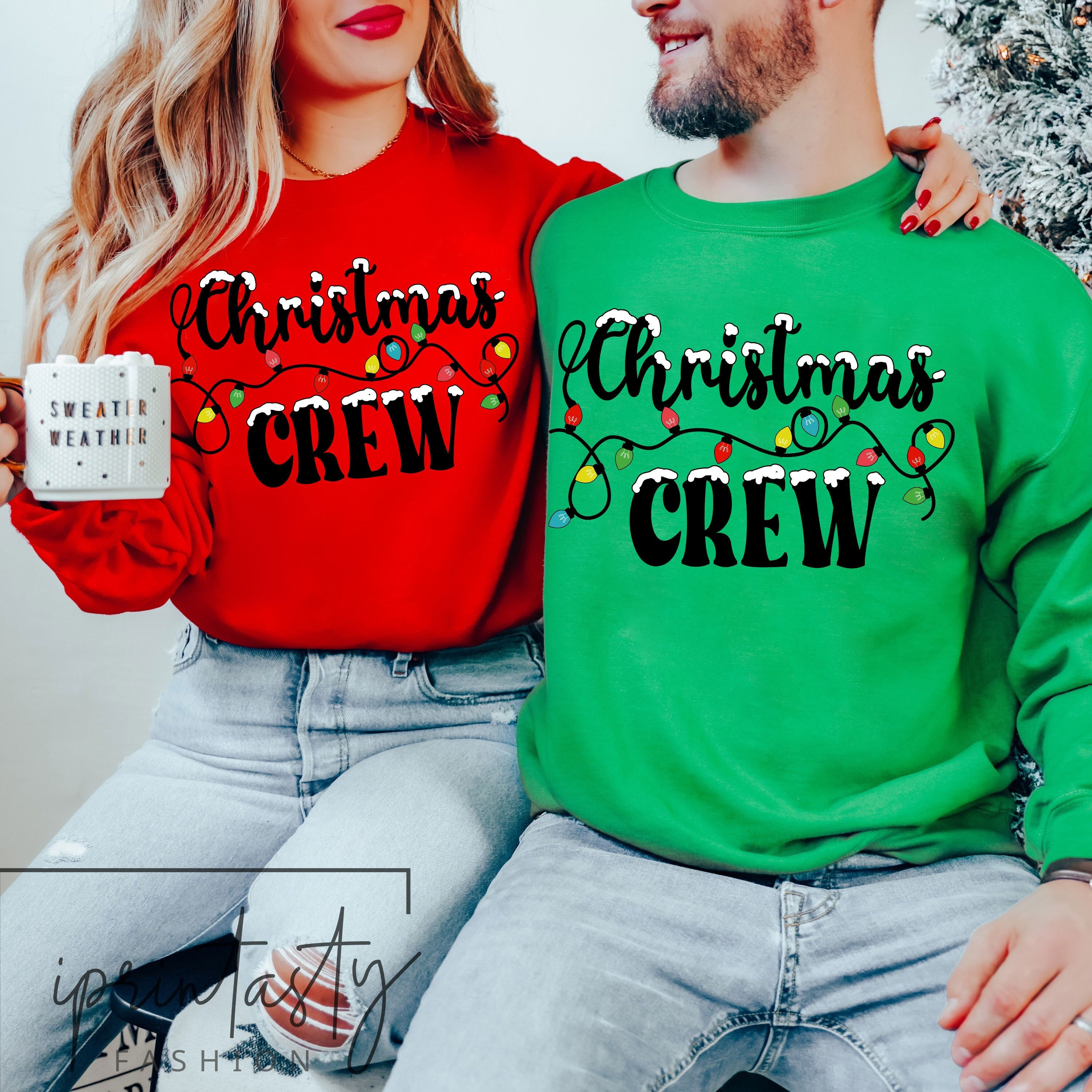 Christmas Crew Sweatshirt, Family Christmas Sweatshirt, Christmas Sweatshirt, Merry Christmas Sweatshirt, iPrintasty Christmas