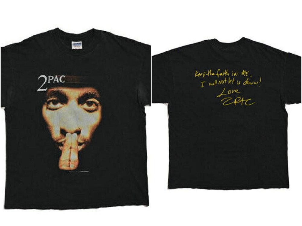 2Pac Still Down Vintage T-Shirt Thrift Tupac Two-Pack