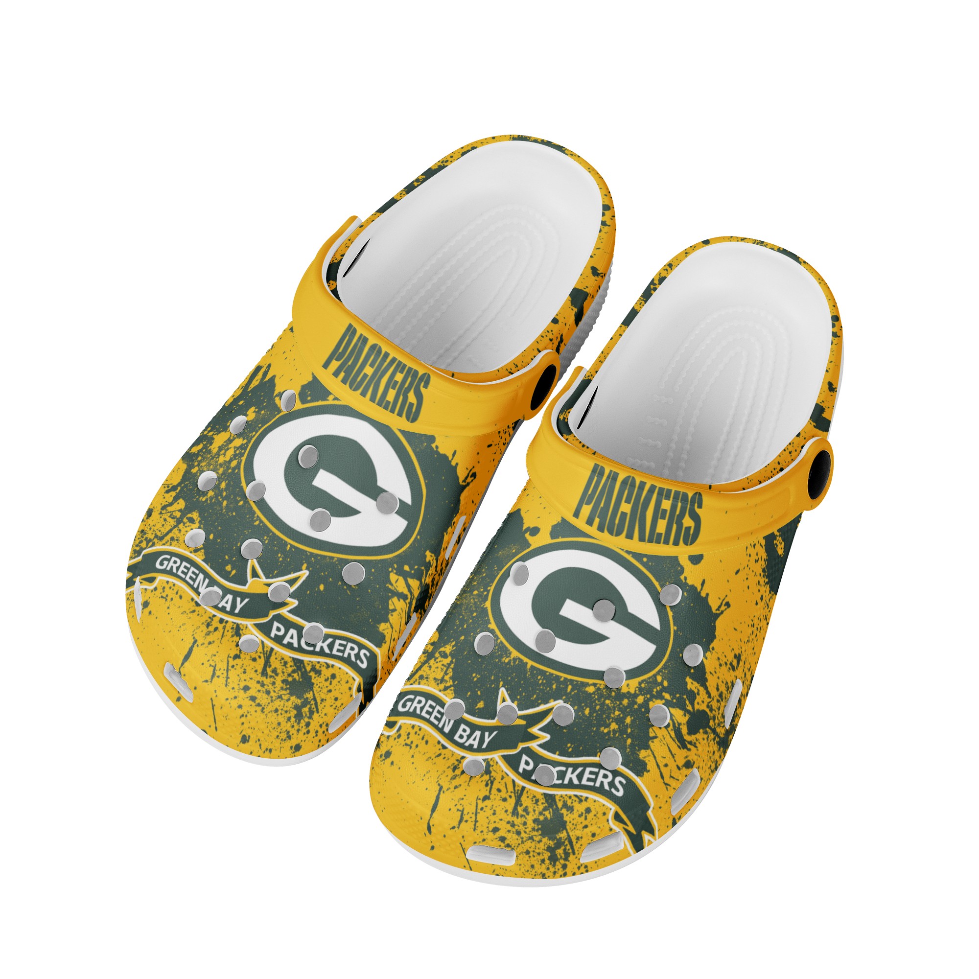 Green Bay Packers Crocs Shoes Cute Style#2 Shoes For Fans