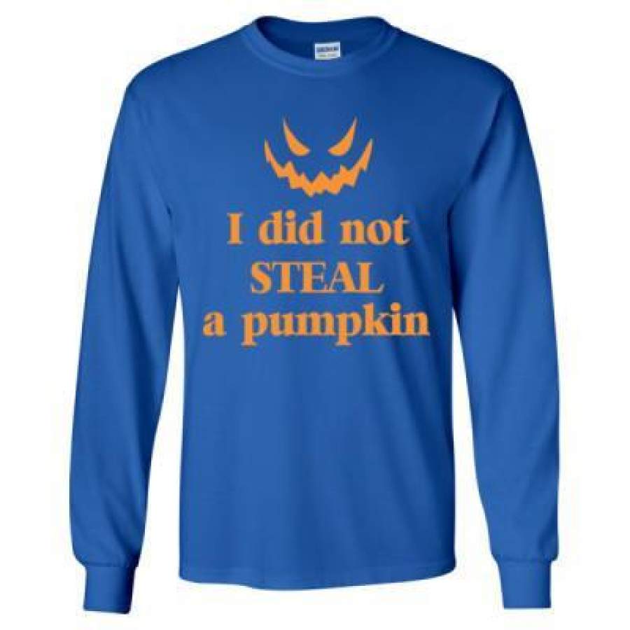 AGR I Did Not Steal A Pumpkin Halloween – Long Sleeve T-Shirt