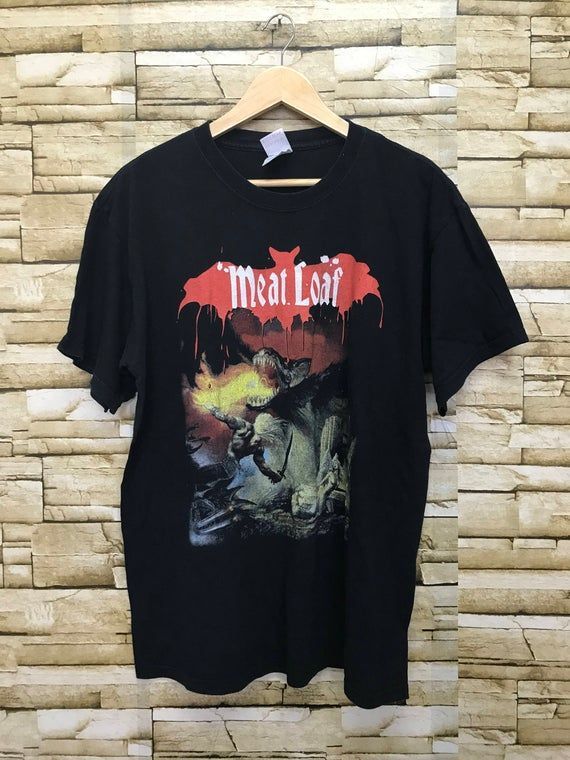 Vintage Meatloaf Concert Tour Band Shirt