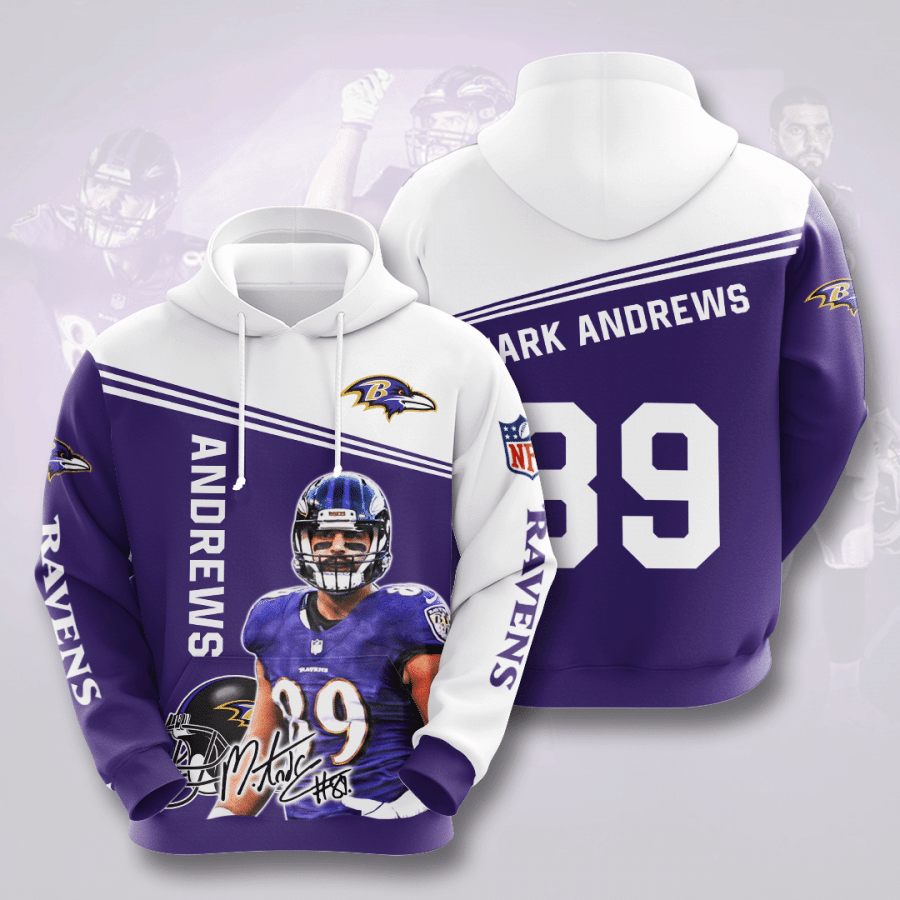 Mark Andrews Baltimore Ravens Baltimore Ravens 56 Unisex 3D Hoodie Gift For Fans