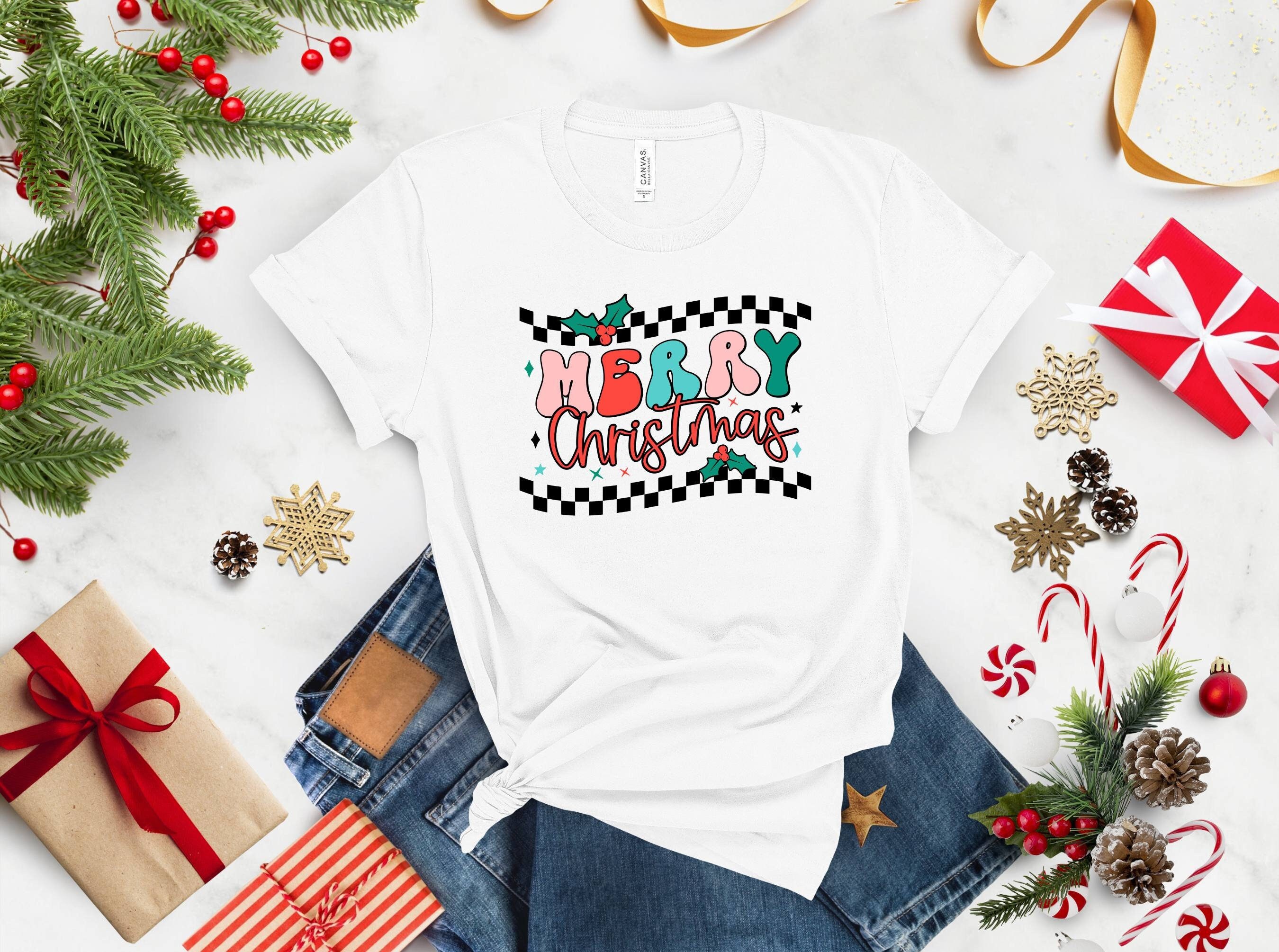 Christmas T-shirt, Merry Christmas, Positive Vibe Shirt, Cool Christmas Shirt, Cute Christmas Shirt, Happy New Year, Christmas Awareness