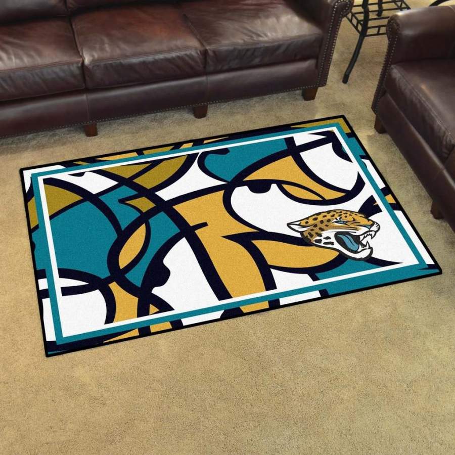 Jacksonville Jaguars rug, Football rug Floor Decor