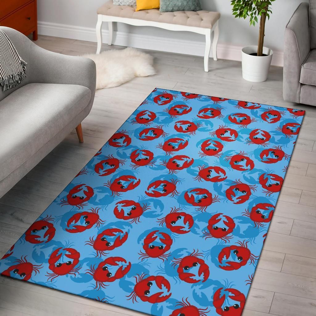 Wolf Pattern Print Area Rug Living Room Rug Home Decor