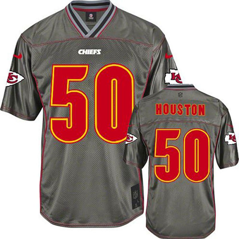 Youth Justin Houston #50 Kansas City Chiefs Gray Limited Jersey