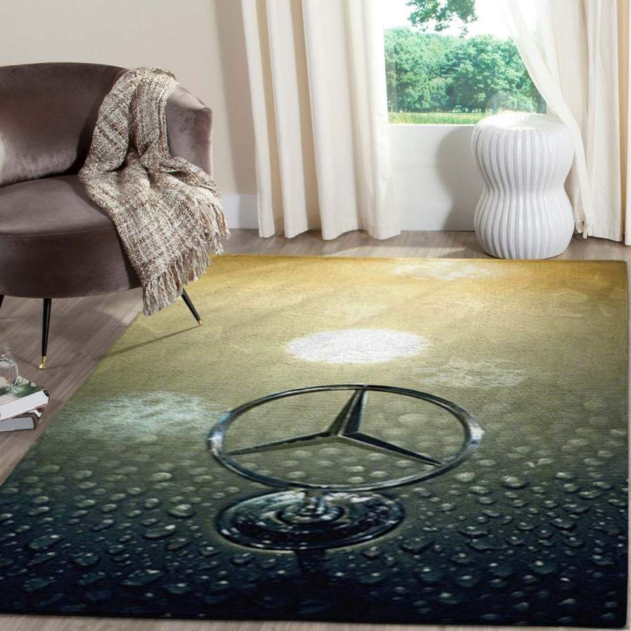 Mercedes Logo SuperCars Area Rugs Living Room Carpet FN161202 Local Brands Floor Decor The US Decor