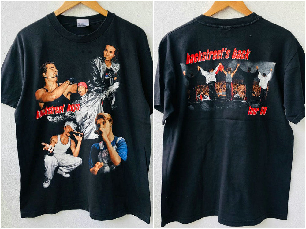 Vintage Original 90¡¯s Backstreet Boys ¡° Back Street Back 1997 ¡° World Tour Boy Band T-Shirt