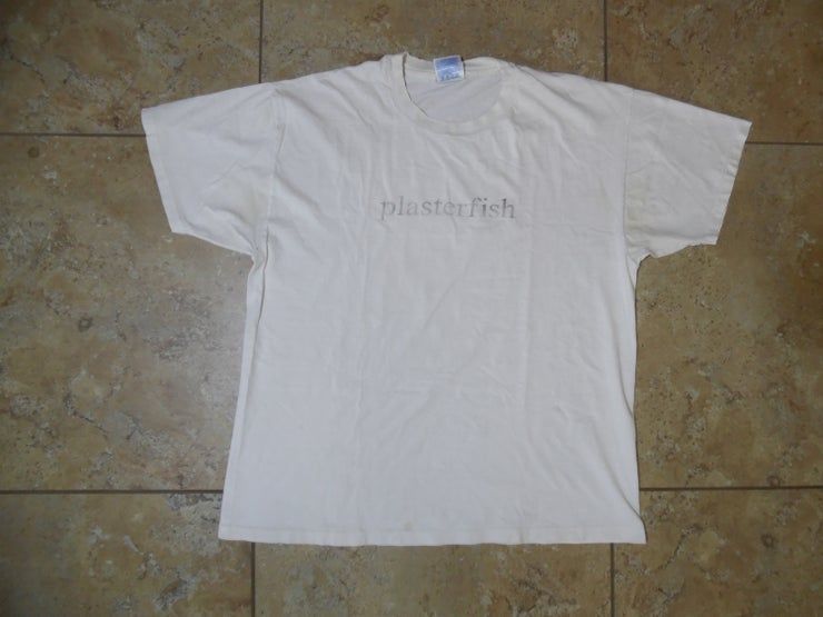 Vtg Plasterfish Rock Band Concert Tour Shirt