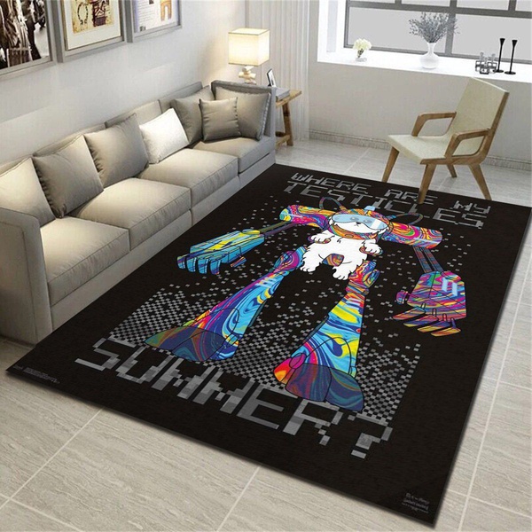 Rick And Morty Testicles Rug, Living &hellip;