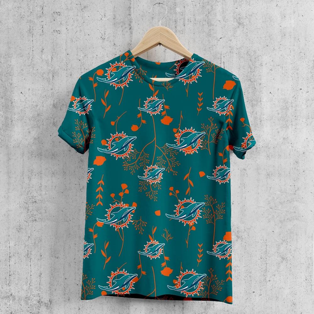 Miami Dolphins Smart Leaves T-Shirt – Donelanetop Store