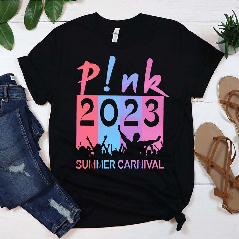 Pink On Tour Shirt, P!Nk Summer Carnival 2023 Festival Tour Tshirt, P!Nk Fan Lovers Shirt, Pink Shirt, World Tour Pink Shirt