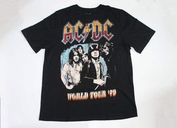 Acdc Shirt Highway To Hell Shirt Australian Rock Band Shirt Rare Vintage Shirt Rock And Roll Shirt Rock Band Shirt Acdc Gift Size 2X Shirt