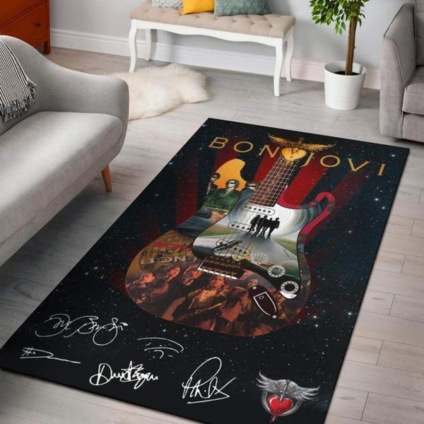 Bon Jovi Area Rug Living Room Rug Ho …