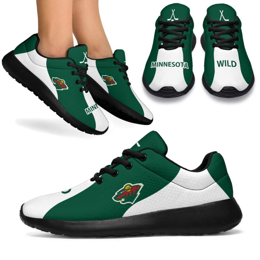 Special Sporty Sneakers Edition Minnesota Wild Shoes